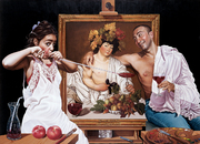 ANNO 01/02 OLIO SU TELA 80X111